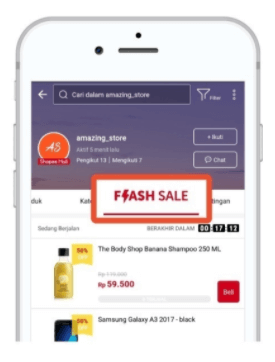 cara ikutan flash sale shopee