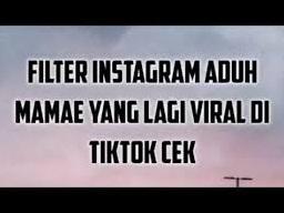 filter instagram adug mamae yang lagi viral di tiktok cek