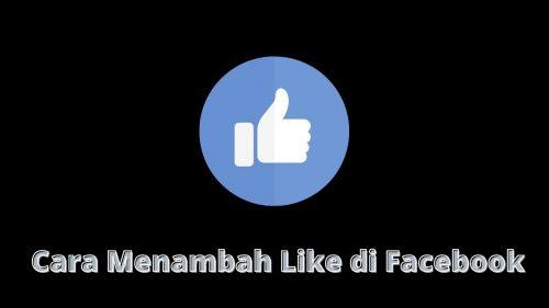 menambah like di facebook