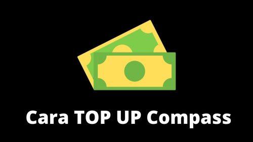 cara top up compass