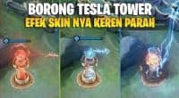 skin tesla tower mobile legends