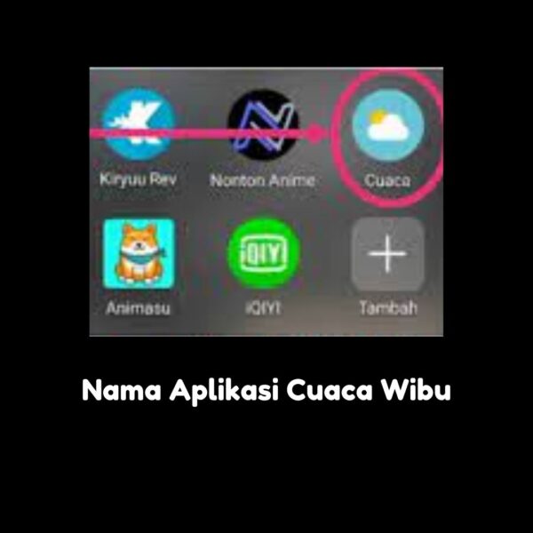 nama aplikasi cuaca wibu