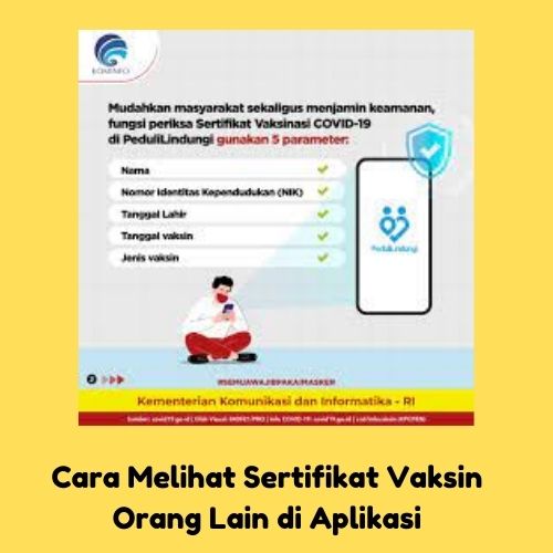 Cara Melihat Sertifikat Vaksin Orang Lain di Aplikasi