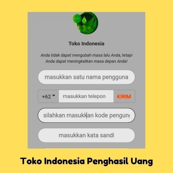 Toko Indonesia Penghasil Uang