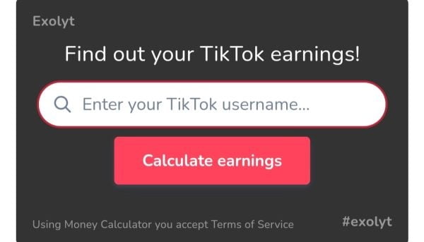 Cara mengambil uang di tiktok money calculator