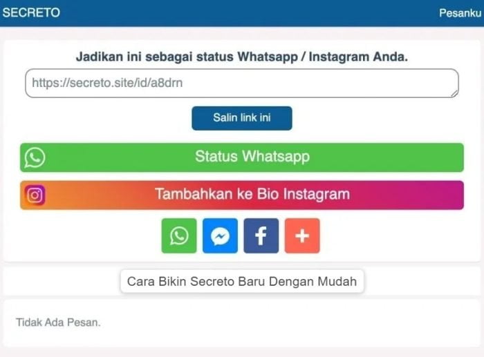 cara bikin secreto baru