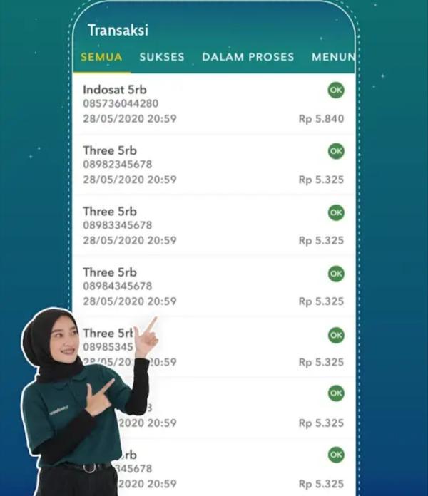 Aplikasi untuk jualan pulsa