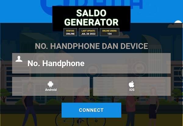 website e-wallet bar dana generator