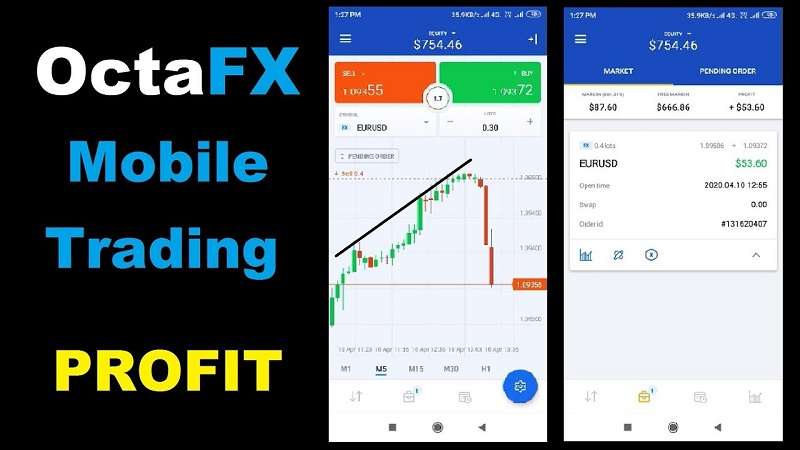 cara beli saham di octafx