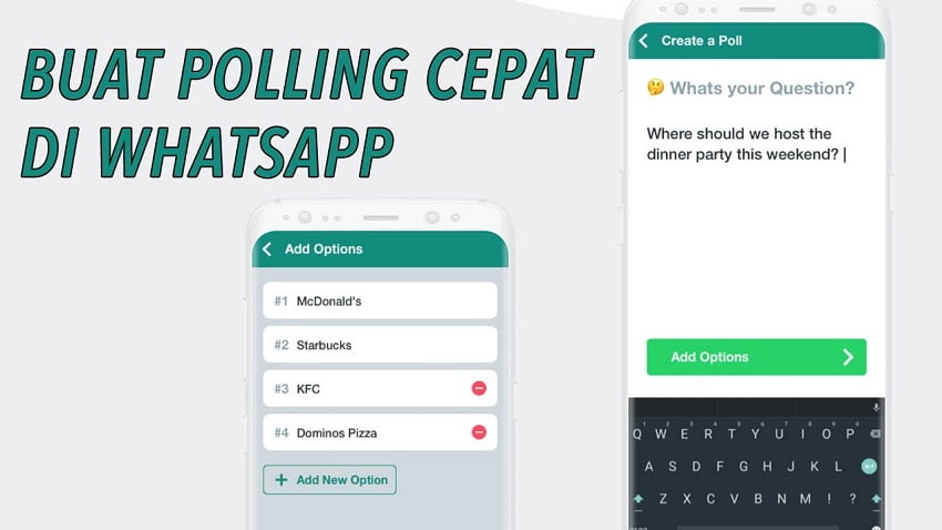 Cara Bikin Vote di Whatsapp