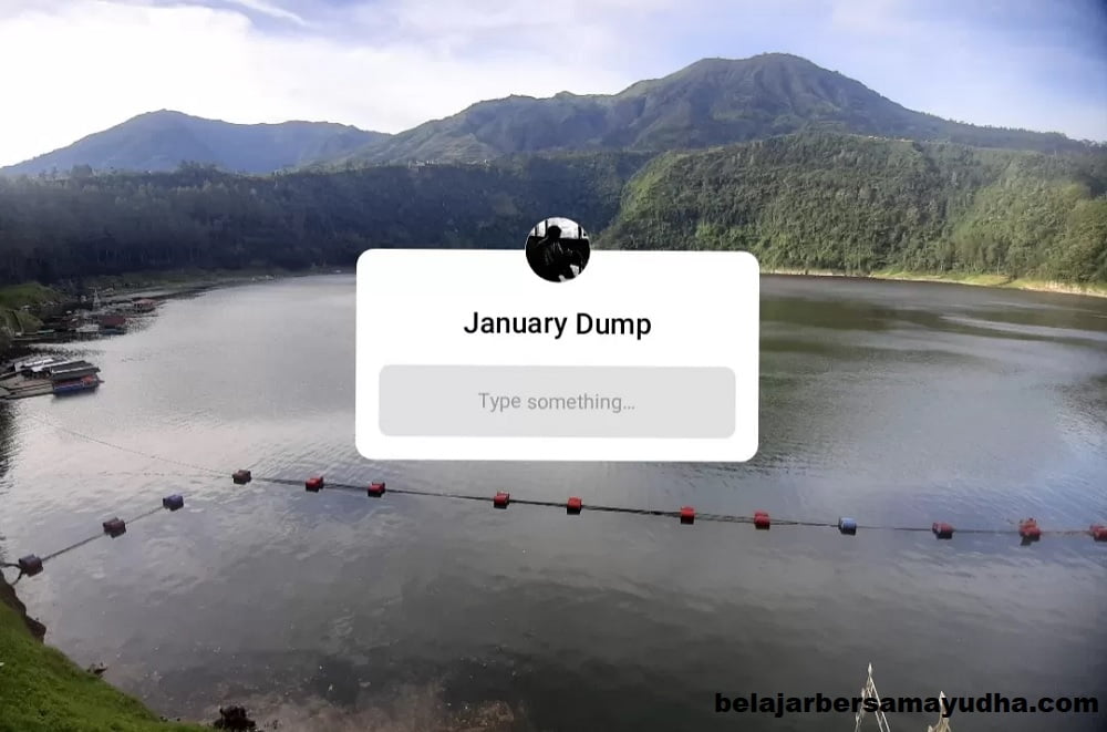 Cara Membuat Januari Dump Di IG